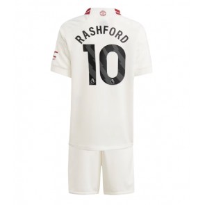 Maillot de foot Manchester United Marcus Rashford #10 Troisième enfant 2023-24 Manches Courte (+ pantalon court)